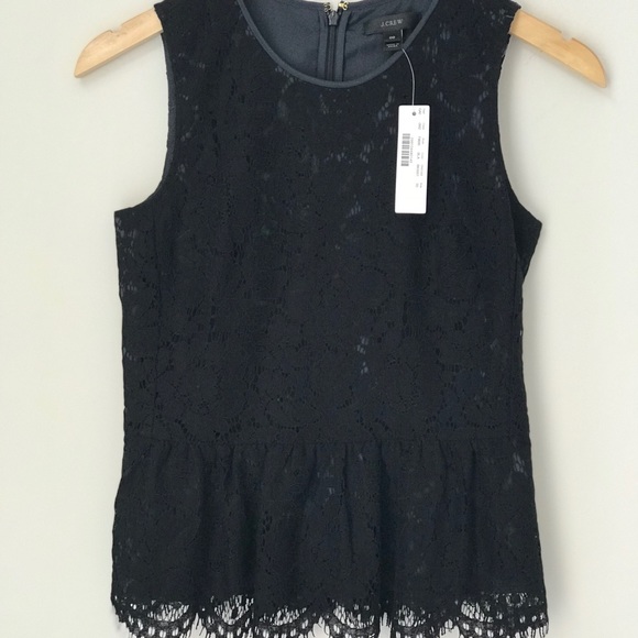 NWT J. Crew Lace Easy Pants and Peplum Top Set - Picture 10 of 11